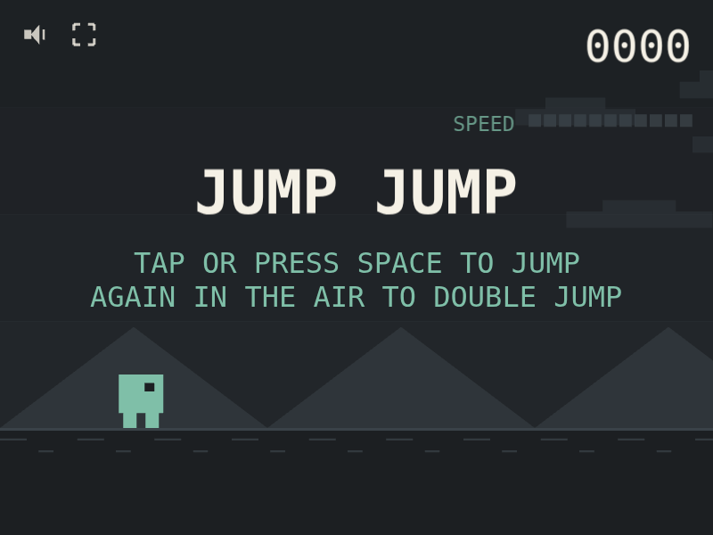 Screenshot from Jump Jump